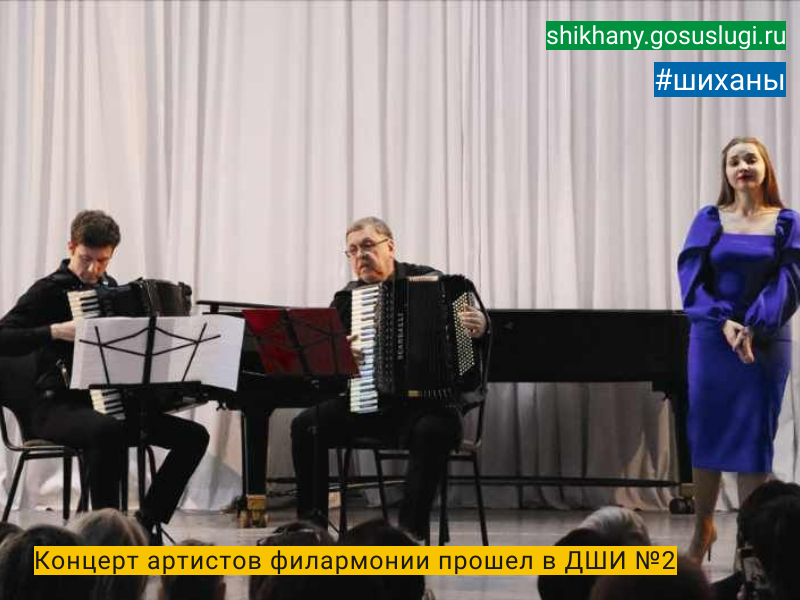 Концерт артистов филармонии прошел в ДШИ №2.